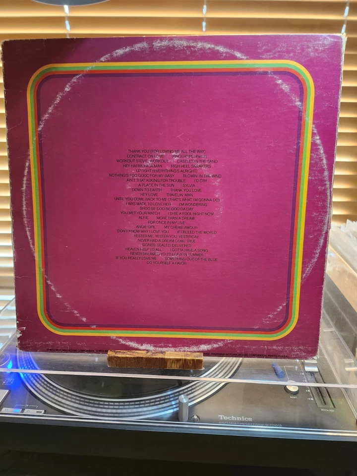 Stevie Wonder, Stevie Wonder Anthology, 1974 1st Motown 3lp Comp., Foldout Foto 2 de 4