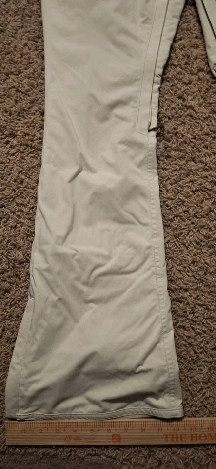 Holden Outerwear Mujer Esquí Snowboard Pantalones Talla Pequeña Beige Crema Bootcut Foto 3 de 4