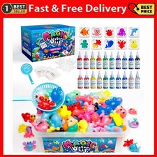 Kiditos Magic Water Elf Toy Kit, Aqua Fairy Water Gel Kit-20 Magic Gel 10 Molds  