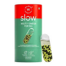 Wellbeing Nutrition Slow Multivitamin + Omega 3 for Men & Women, Adult 50+ 60tab