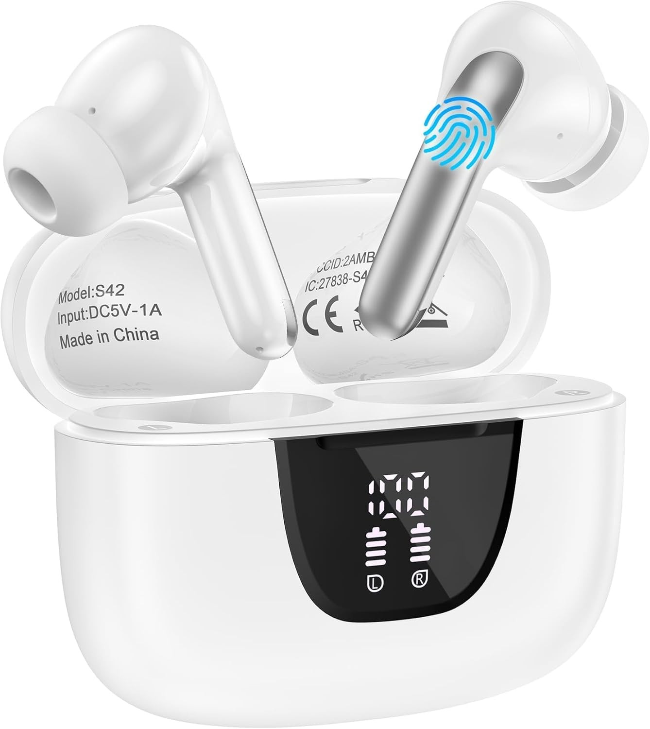 iPhone 17 16e Wireless Ear Buds Bluetooth Headphones for App
