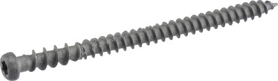 Deck Plus Gray Composite Deck Screws for Treated Wood and Plastic Materials