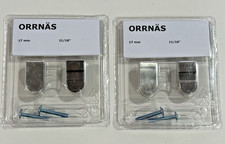 IKEA ORRNAS 4 Knobs Stainless Steel 11/16" Knob 302.361.53