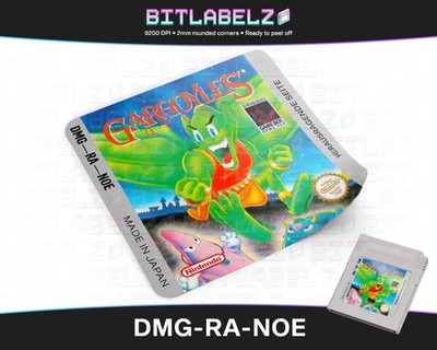 Gargoyle's Quest [DMG-RA-NOE] Game Boy Label