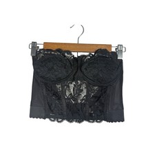 VTG Fleur De Lace By Smoothie Lace Bustier Size 36B