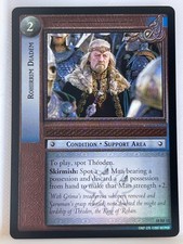 LORD OF THE RINGS TCG TREACHERY & DECEIT FOIL CARD 18RF13 ROHIRRIM DIADEM ex
