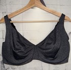 Cacique Black And Gray Full Coverage Soft Bra 42DDD — photo 4