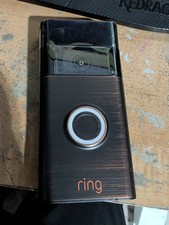Ring Video Doorbell 2nd Gen Wireless 5UM5E5 w/Rechargeable Battery Tested Bronze