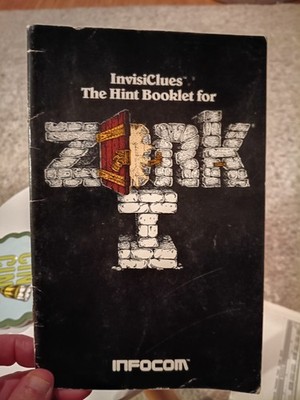 Zork 1 + Adventure by Scott Adams - hint books, maps, vintage gaming, infocom