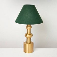 Vintage Brass with Green Shade Table Lamp - Hearth Hand 23