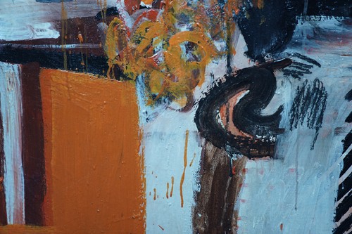 JACK KNOX SCOTTISH 1964 ABSTRACT EXPRESSIONIST ART OIL PAINTING RSA EXHIBITED - Picture 8 of 12