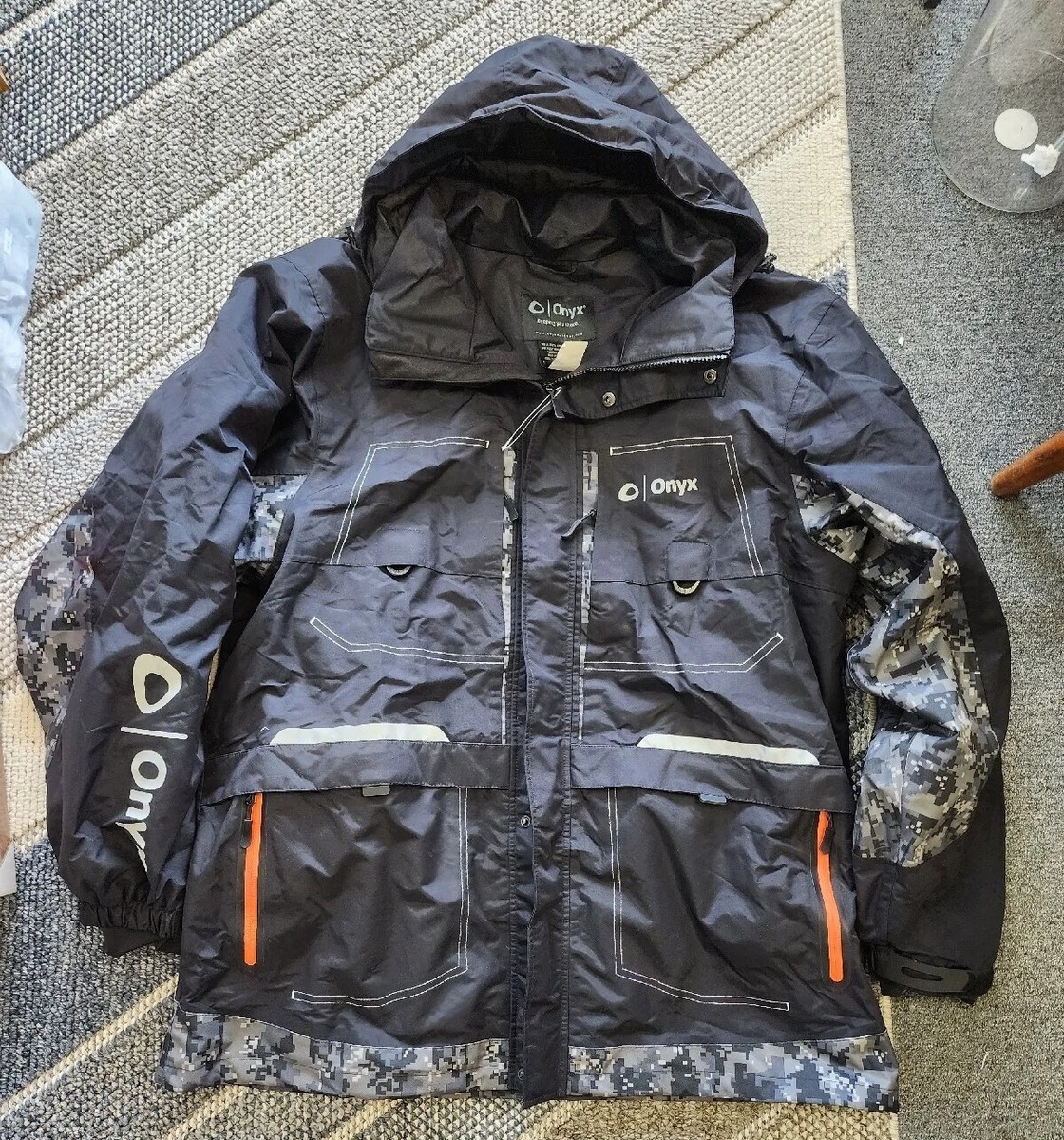 Onyx Thunder Rage Adult 2XL Rainwear Coat Jacket, Black, Absolute