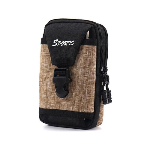 Bolsa de teléfono con cintura para hombre para teléfono móvil cinturón estuche para teléfono viaje deportes bolsa de transporte bolsa - Imagen 11 de 13
