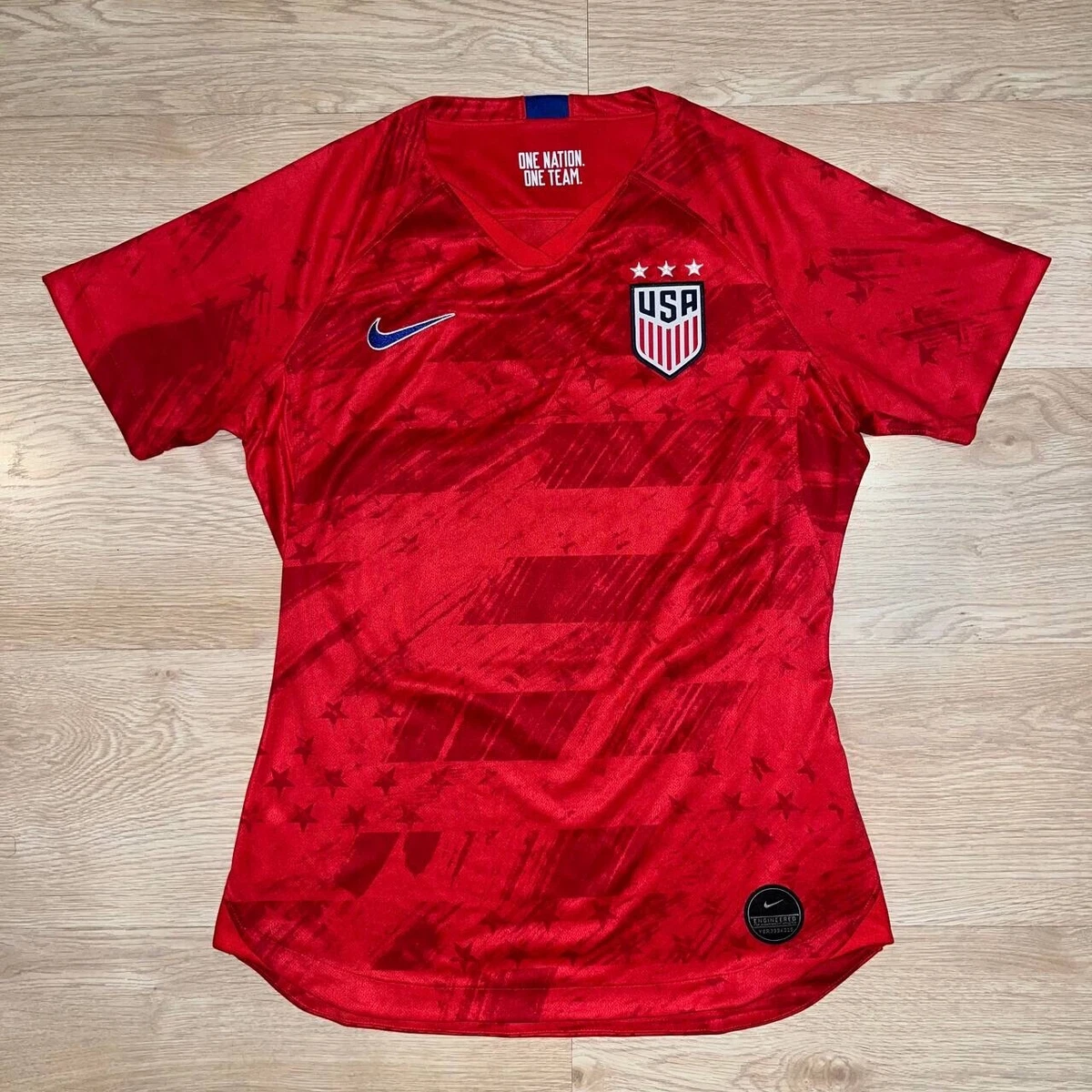 USA NIKE 2019 WOMEN S WORLD CUP FOOTBALL SOCCER AWAY JERSEY SIZE