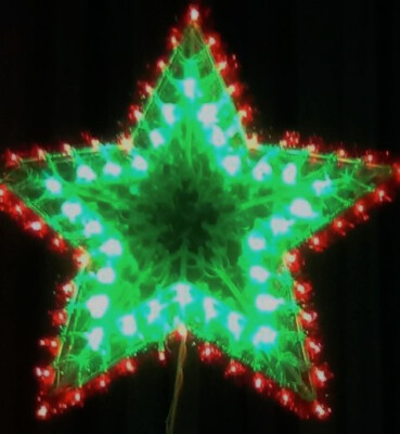 groer Adventsstern - blinkender Weihnachtsstern - LED Blinkstern | eBay.de