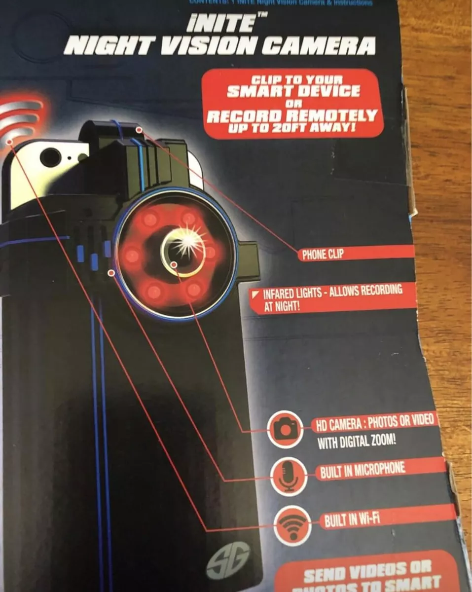 Spy gear inite deals night vision camera