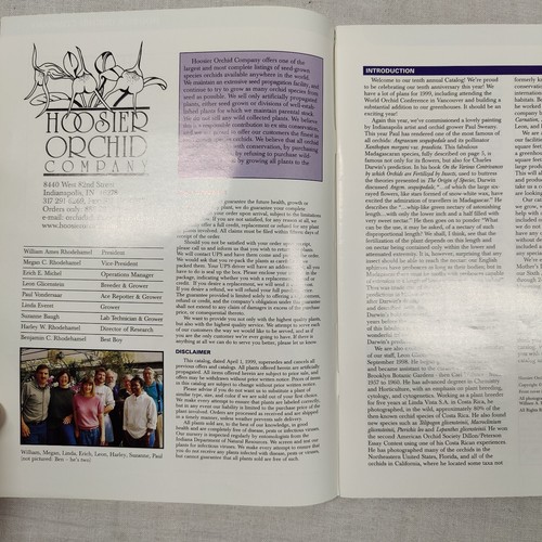 1999 Hoosier Orchid Company Indianapolis Bulletin Catalog Orchids Photos - Picture 13 of 24