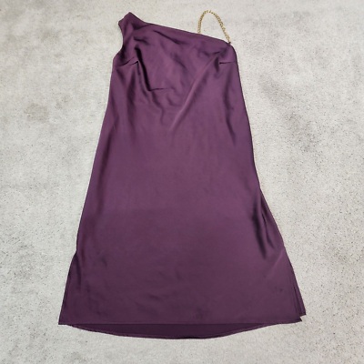 And Now This Dress Womens Plus size 0X Purple Satin Attached Gold Chain New | eBay And Now This Dress Womens Plus size 0X Purple Satin Attached Gold Chain New | eBay