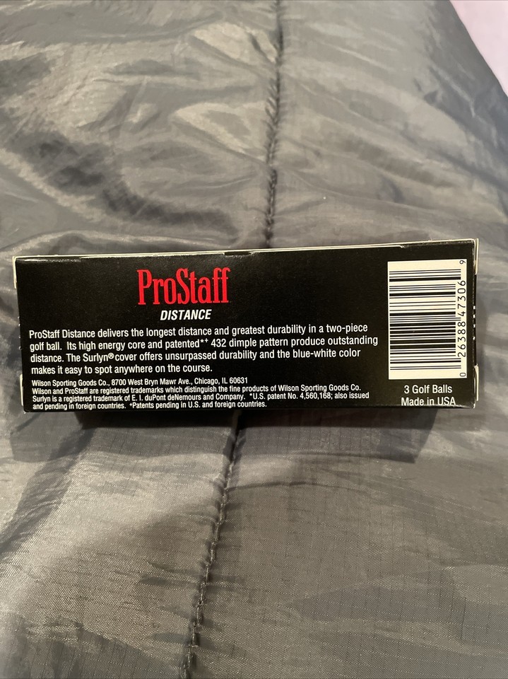 Wilson Prostaff Distance Golf Balls 3 Balls eBay