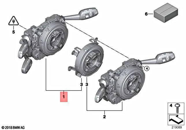 Genuine BMW E82 Steering Switch Cluster Cruise Control Stalk OEM 
