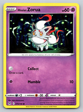 Hisuian Zorua 075/196 Common Lost Origin Pokemon Card - NM Near Mint