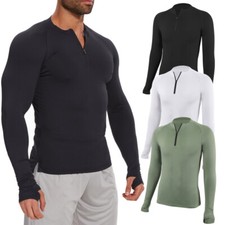Sports Men Quick Drying Compression T-Shirt Short Sleeve Athletic Tops Shirts US