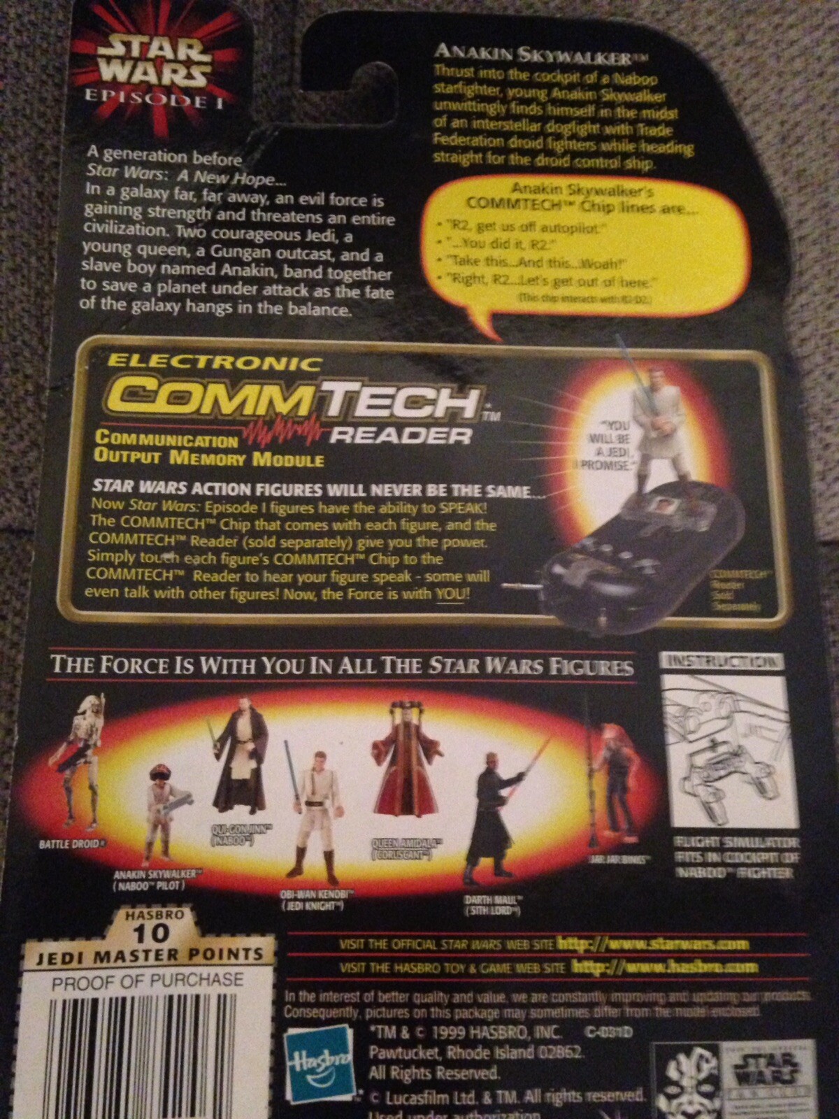 4 NEW STAR WARS Figures Episode 1, Windu, Panaka, 2 Anakin Comm Tech eBay