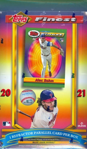 2021 Topps Finest Flashbacks Baseball Factory Sealed Hobby Box Online Exclusive