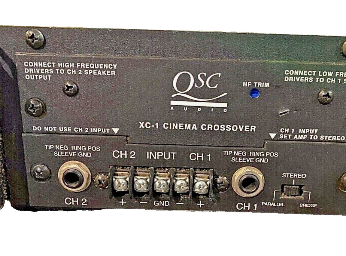 QSC MX1500A Stereo Cinema Audio Power AmplifierNew Caps QSC MX1500A Stereo Cinema Audio Power AmplifierNew Caps