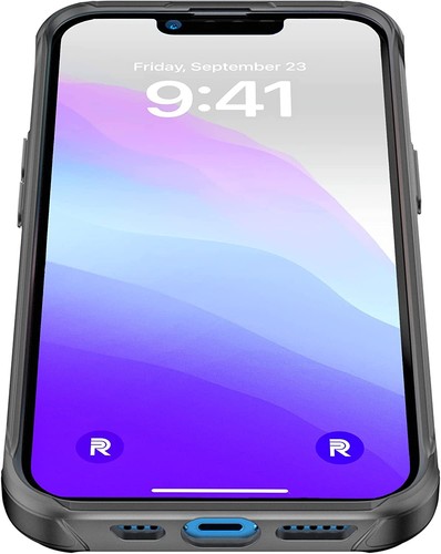 Phone Rebel - Coque Durable en Fibre d'Aramide GEN3 pour iPhone 13 / Pro / Max Noir, Rouge - Photo 20 sur 48