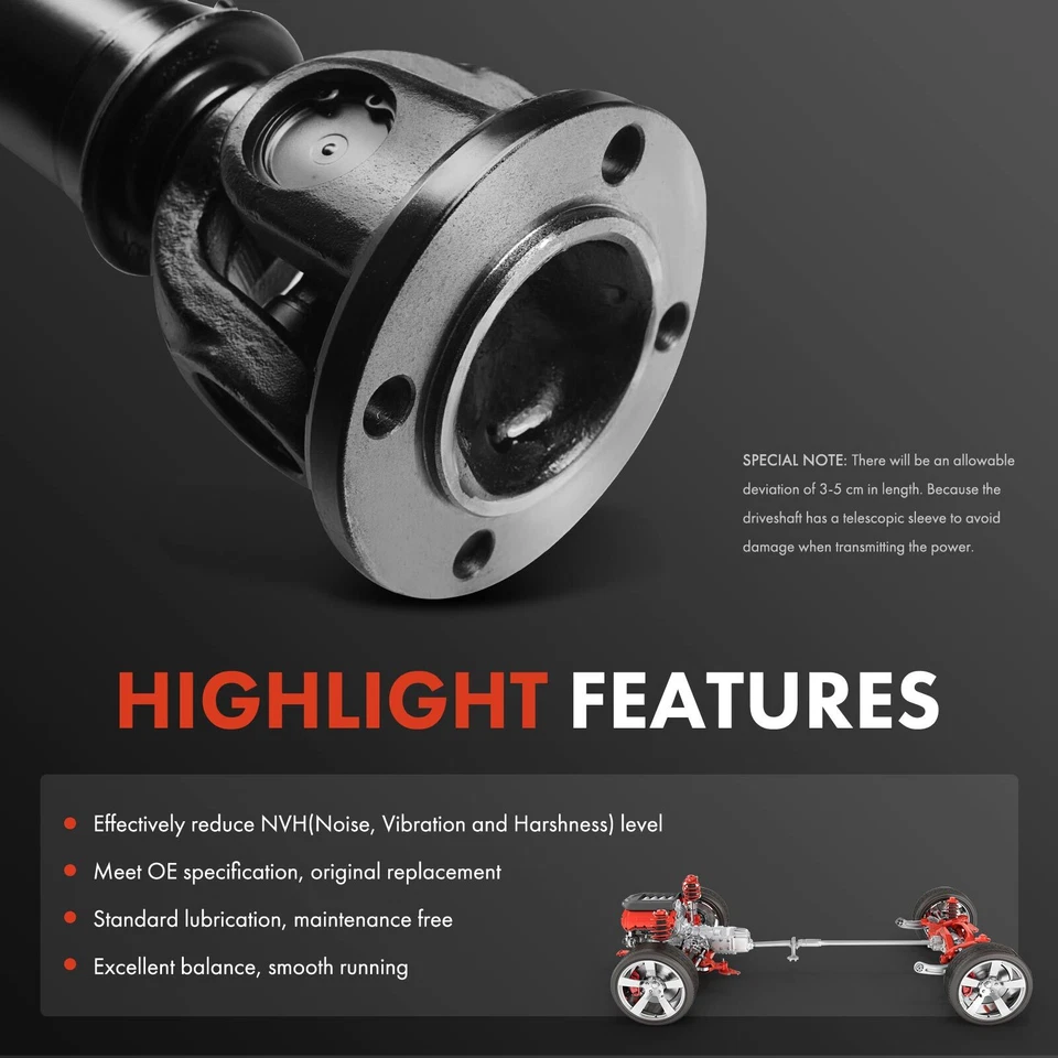 Conjunto de eje de transmisión delantero para Land Rover Range Rover 95-02 automático Foto 4 de 4