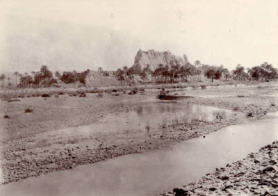 Ancient ruined fort known as the Mira of Kej 1898 OLD PHOTO