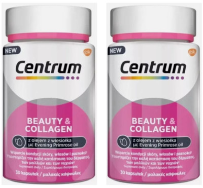 (Einheit/0,38 ) 2 x CENTRUM BEAUTY & COLLAGEN 2 x 30 KAPS. D/S