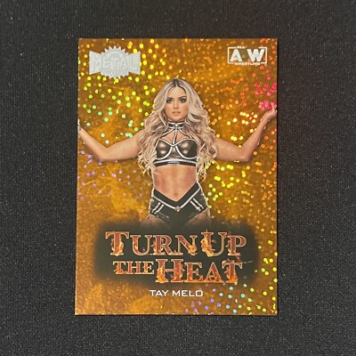 2022 Skybox Metal Universe AEW Tay Melo Turn Up The Heat #TH8