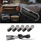 Front Bumper Grill Lights for Ford Bronco 2021-2024 LED DRL Insert Accessories