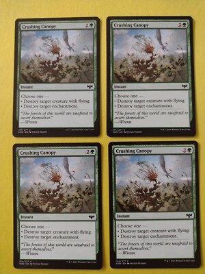 Crushing Canopy - Crimson Vow - MTG (4er Set) 