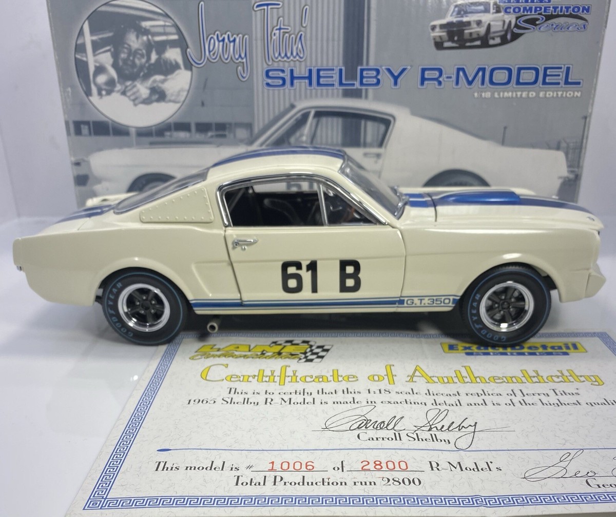 Exact Detail 1/18 SCALE 1965 MUSTANG SHELBY R-MODEL Limited Exact Detail 1/18 SCALE 1965 MUSTANG SHELBY R-MODEL Limited