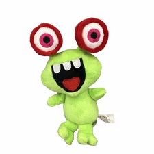 Extra Terrestrial Plush Space Alien Martian Galactic Green Stuffed Monster 9"
