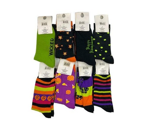 3 Pairs of Halloween Novelty Socks Socktacular size 9-11 3 random pairs of socks - Picture 3 of 8