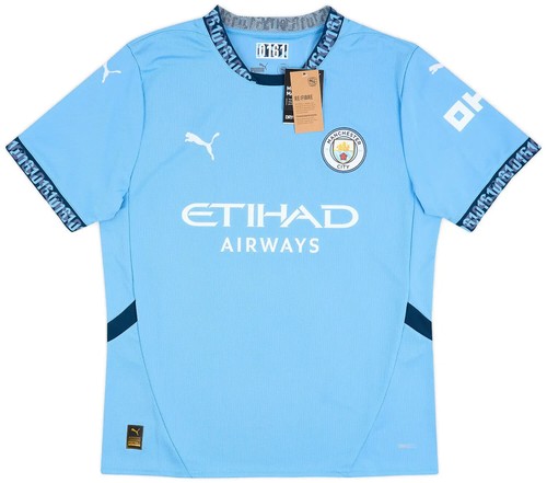 Maglia Manchester City 2024-25 Puma Home Football Shirt Nuova Originale