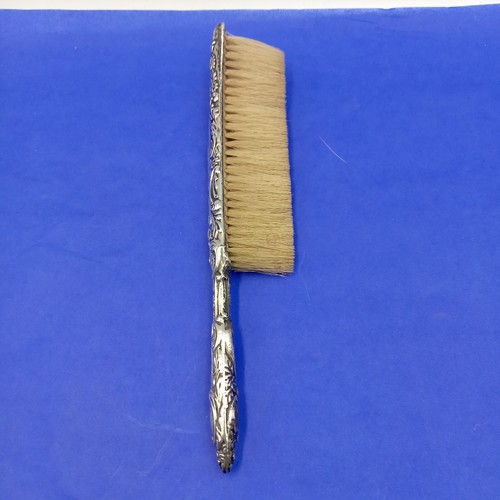 SOLID SILVER VERY RARE CRUMB BRUSH EMBOSSED PATTERN 1897 BIRMINGHAM - Picture 5 of 5