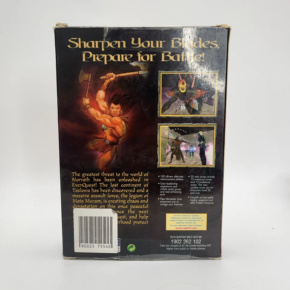 EverQuest Gates of Discord PC Game Boxed Ubisoft CD-ROM 2004 Vintage - Image 2 of 4