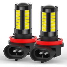 2x H11 H16 H8 LED Fog Driving Light 6000K Super Bright Bulbs 2000LM Error Free