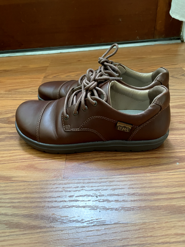 Leather Oxfords Women Size 7.5/Men Size 6 Nine2Five V1 Mocha Brown Lems Unisex - Picture 7 of 10