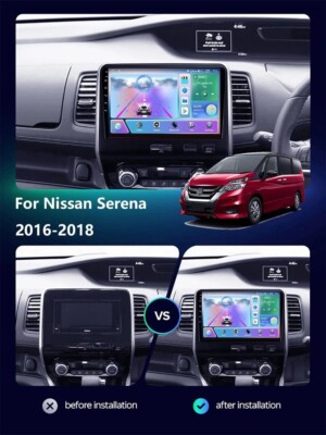 FOR NISSAN Serena c27 2016-2018 2 din Android 15.0 Car Radio Multimedia Video...