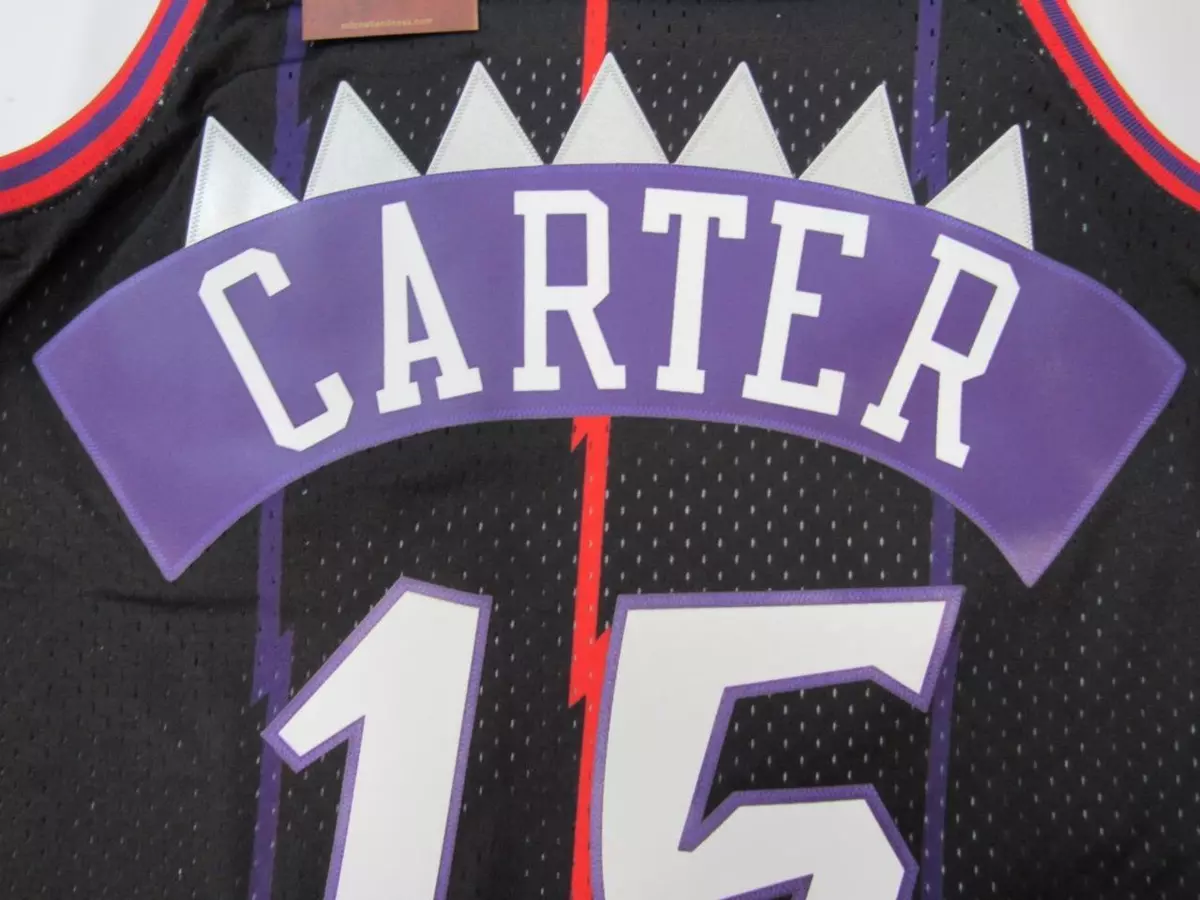Men's Toronto Raptors Vince Carter Mitchell & Ness Red/Purple 1998