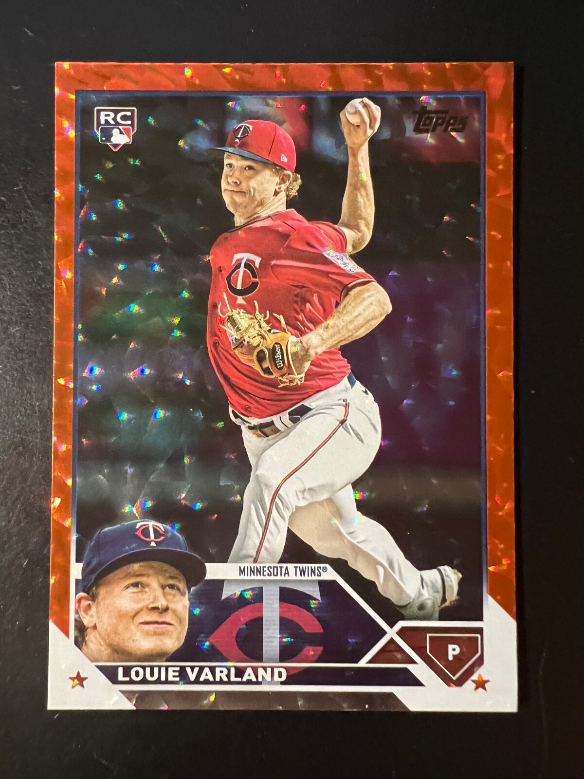 2023 Topps Orange Foil #441 Louie Varland #'d 283/299
