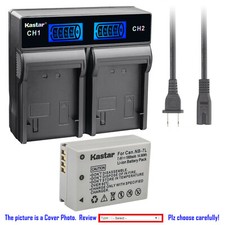 Kastar Battery LCD Rapid Charger for Canon NB-7LH CB-2LZ Canon PowerShot G10IS