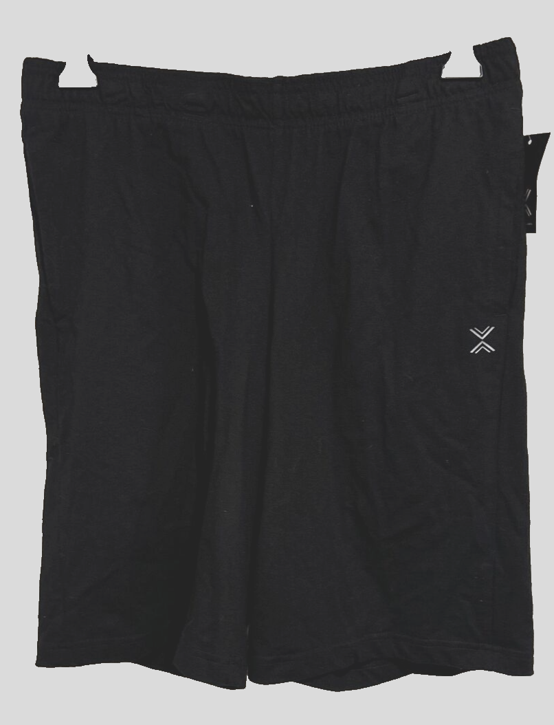 Xersion Mens Black Knit Casual Athletic Shorts Regular Fit Pockets Size