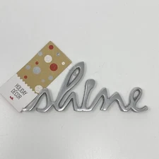 Holiday Lane Aluminum Shine Christmas Decoration or Tree Ornament